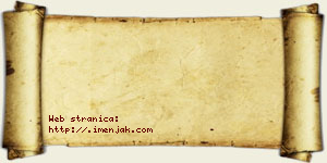 Periša Jazački vizit kartica